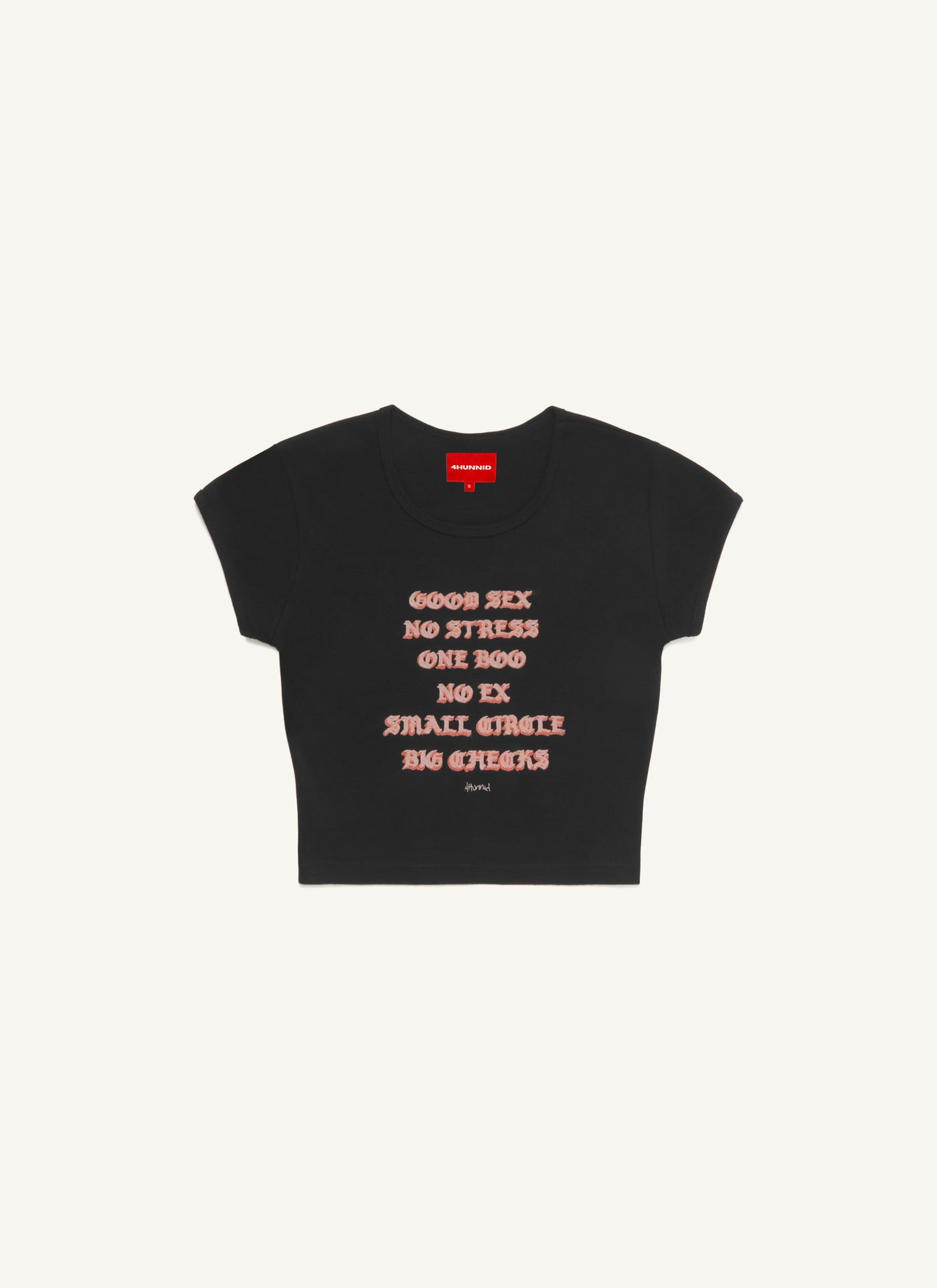 Good Sex Cropped Baby T-Shirt Women’s  (Black)