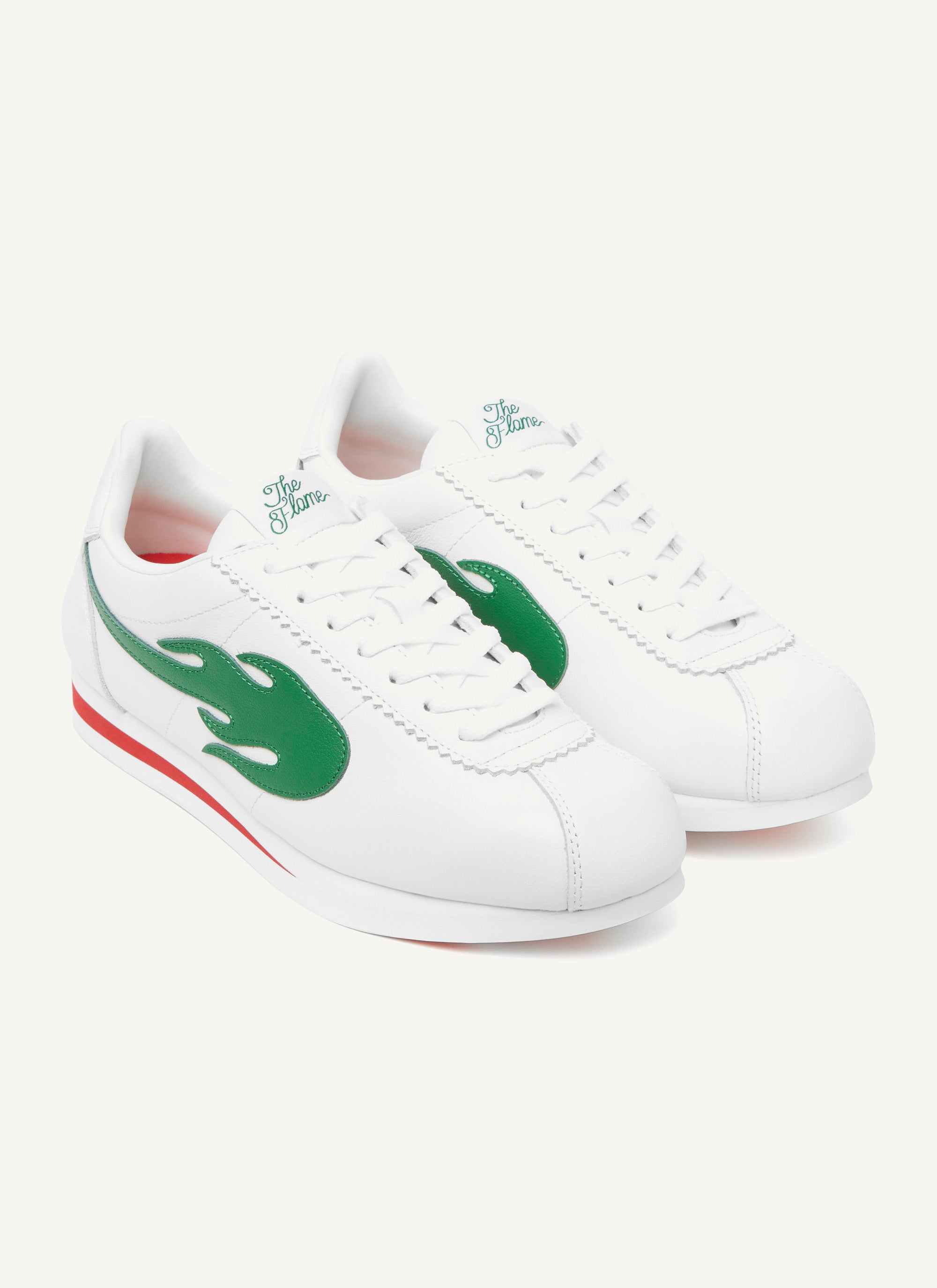 THE BLOCK RUNNER (WHITE/GREEN) – 4HUNNID