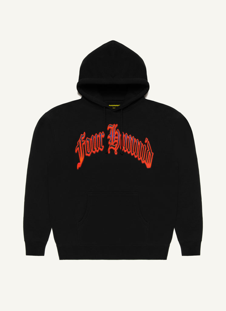 4Hunnid Flare Hoodie Black 4HUNNID