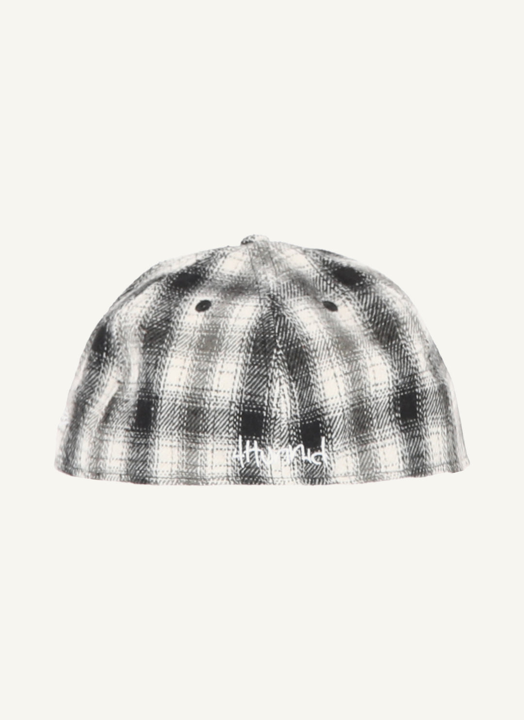 4hunnid New Era Plaid Fitted (Black/White/Grey)