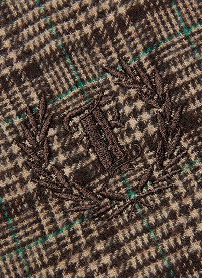 4Hunnid Wool Button Up (Brown Plaid)