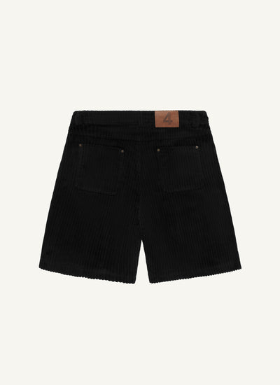 4hunnid Corduroy Shorts (Black)
