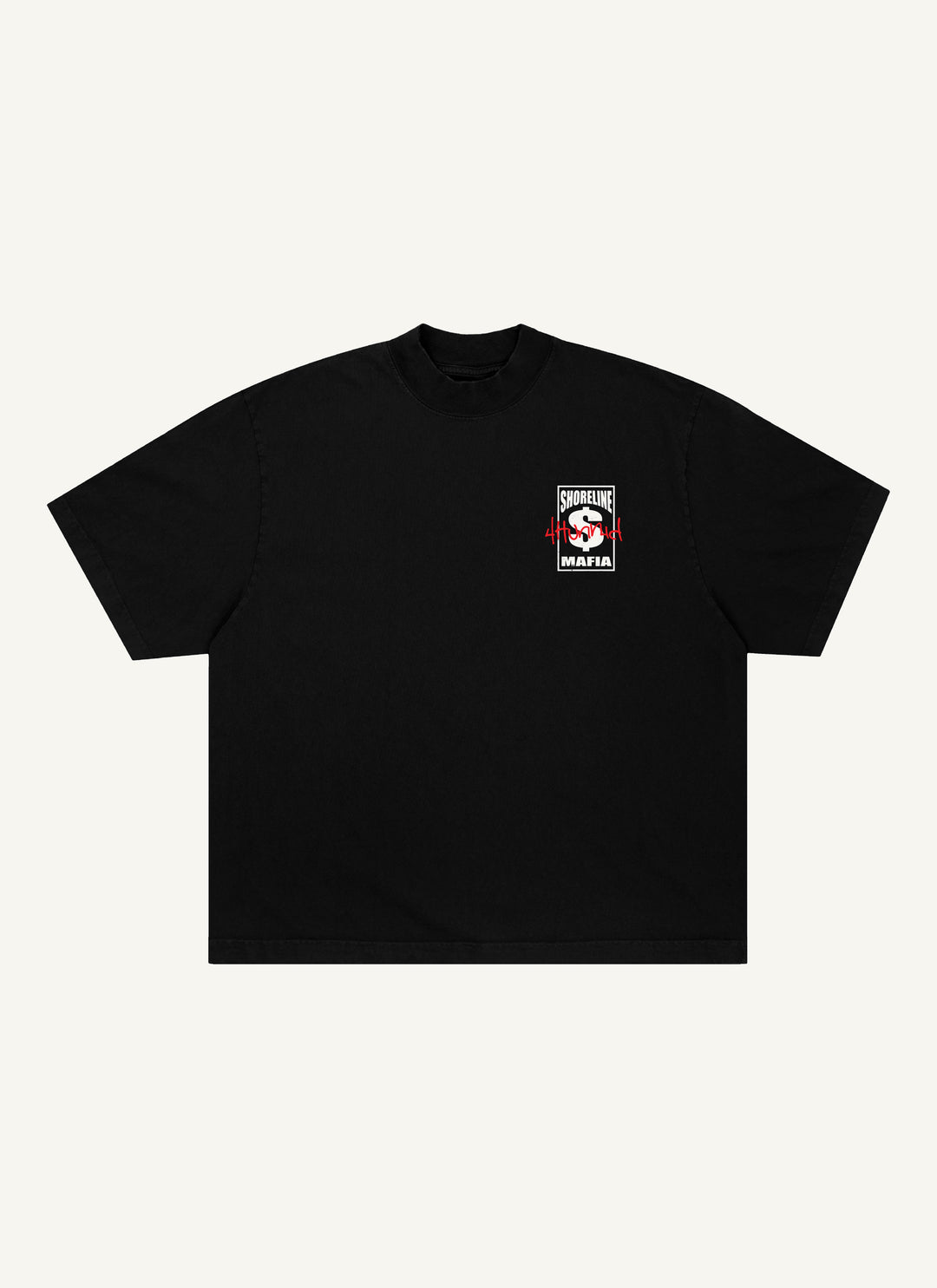 4hunnid X Shoreline Mafia Cash Money Tee (Black)