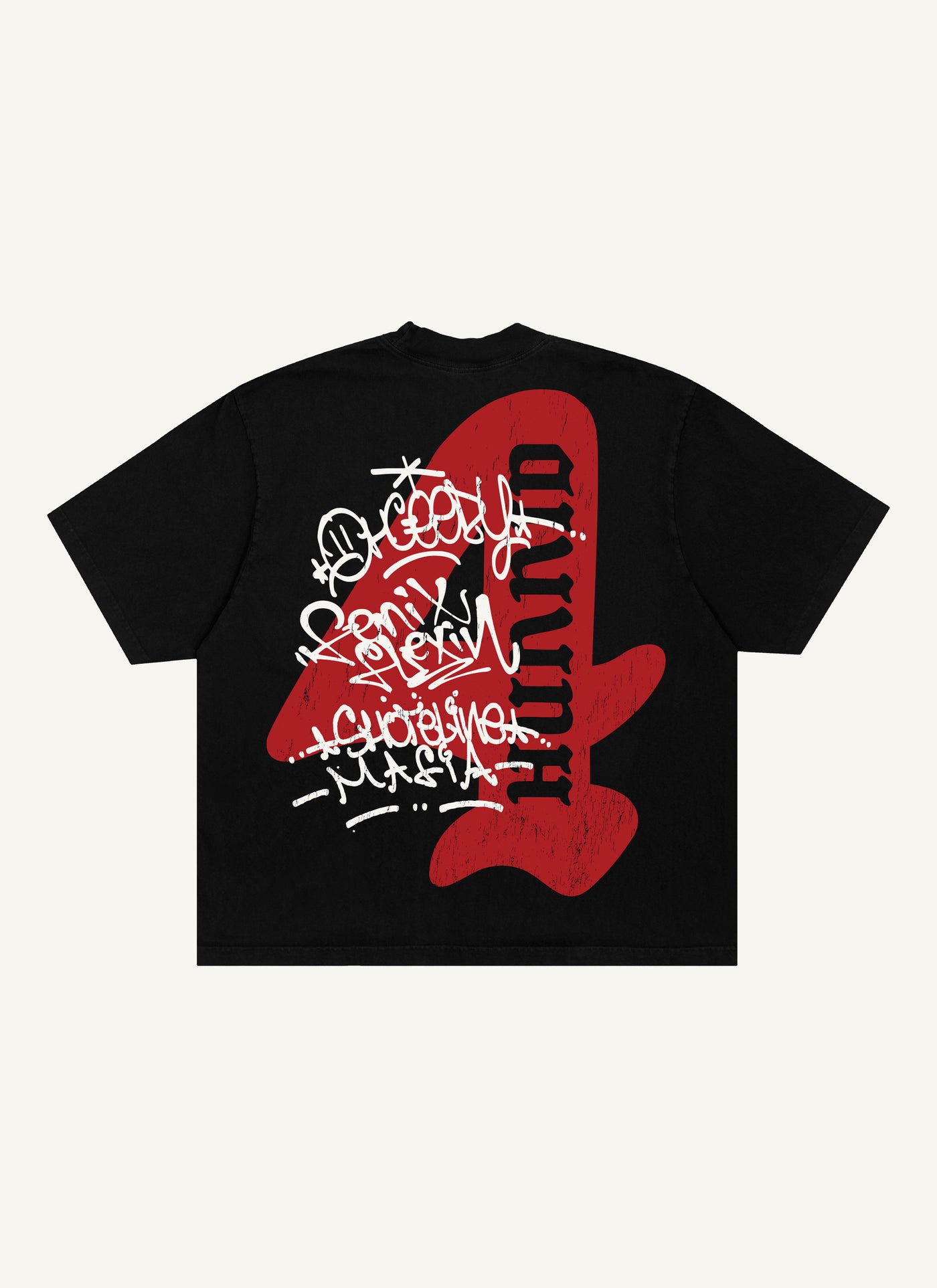4hunnid X Shoreline Mafia 4 Tee (Black)