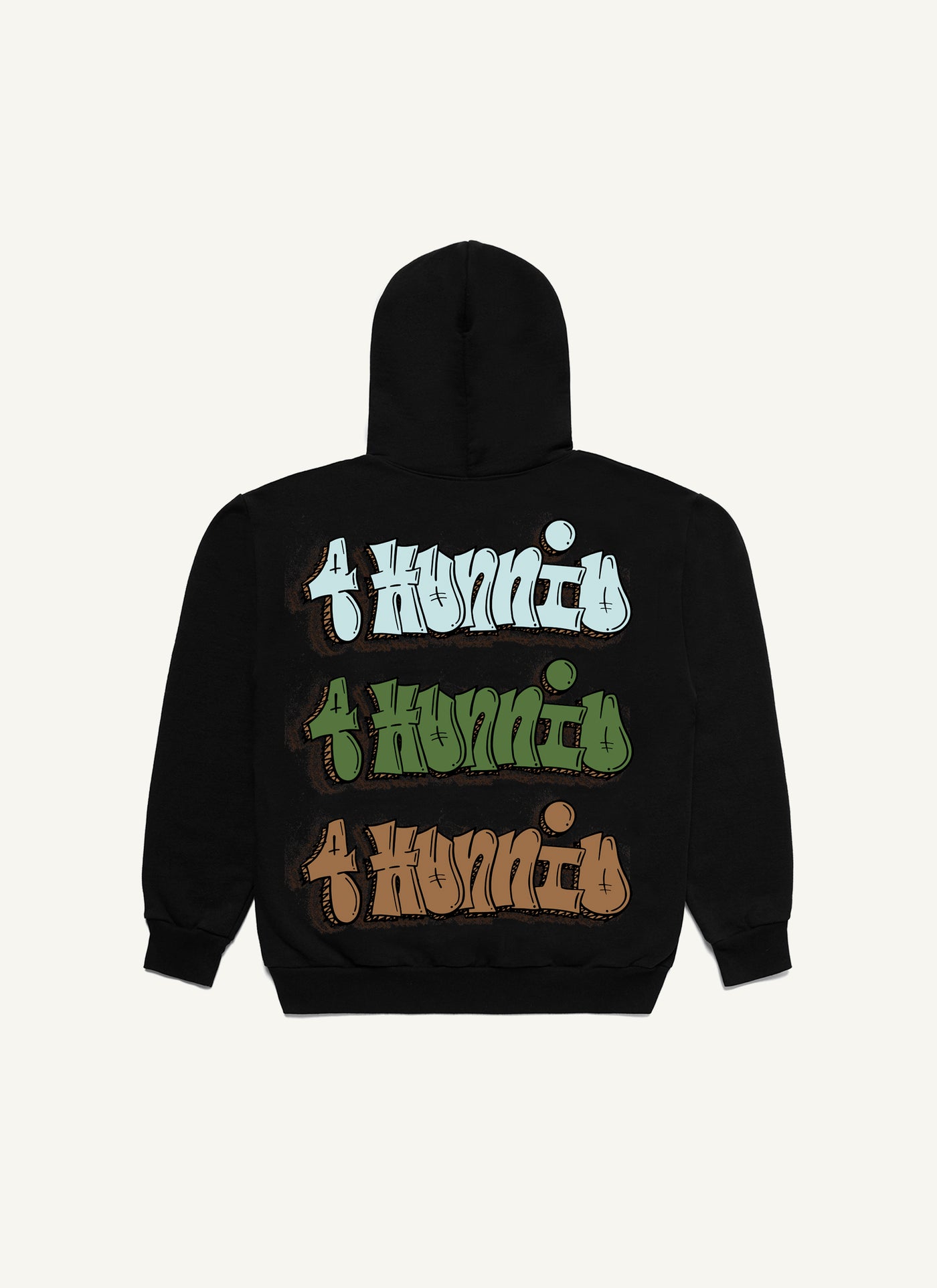 Bubble Graffiti Hoodie (Black)