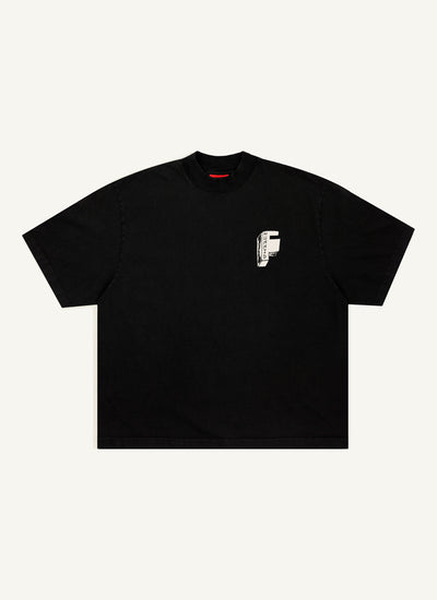 F Block Logo Tee (Black)
