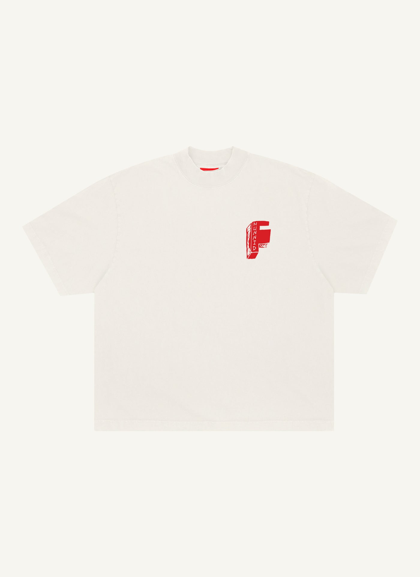 F Block Logo Tee (Bone)