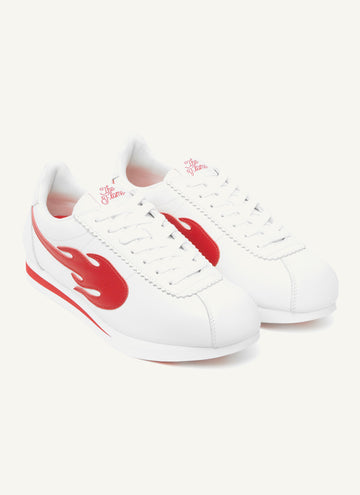 The Block Runner (White/Red)
        - $100.00